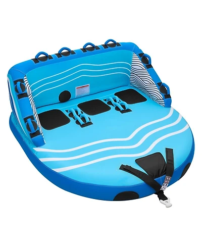 Mecale 3-Rider Towable Tube for Boating 510 lbs Dual Tow Points