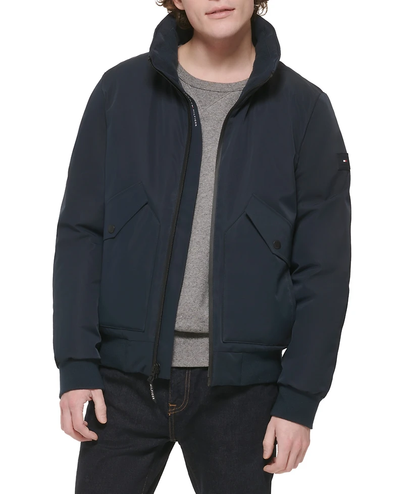 Tommy Hilfiger Men's Flex Performance Zip-Front Bomber Jacket