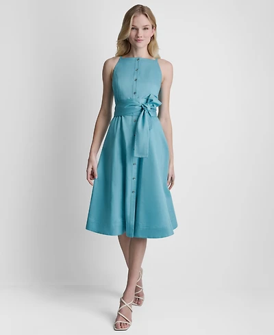 Dkny Women's Sleeveless Crewneck Dress