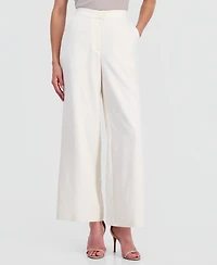 T Tahari Women's High-Rise Wide-Leg Pants