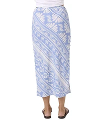 O'Neill Women's Bellamy Abstract Pull-On Midi Skirt