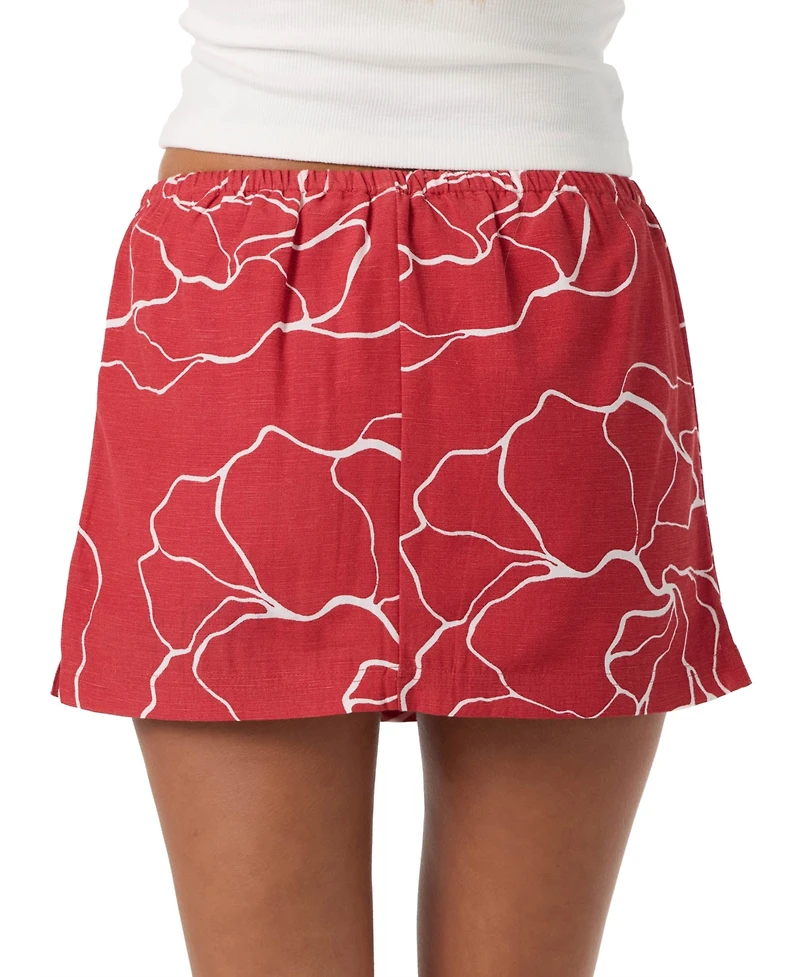 O'Neill Women's Townes Floral Pull-On Skort