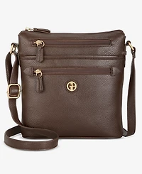 Giani Bernini Pebble North South Small Crossbody, Exclusively at Macy's