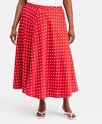 On 34th Trendy Plus Midi Circle Skirt, Macy's Exclusive
