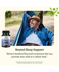 Swanson Apigenin Supplement, 50mg Capsules (90 Count), Helps Promote Sleep, Stress Relief and Overall Men's Health