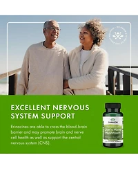 Swanson Lion's Mane Mushroom Capsules 500 mg Each, 60 Capsules Herbal Supplement Supporting Cognitive Function