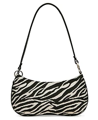 Steve Madden Bsabine Small Pebbled and Tassled Shoulder Handbag