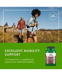 Swanson MiniTabs Glucosamine Chondroitin and Msm for Joint Mobility and Comfort - Supports Cartilage and Tissue Health