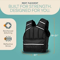 Lifepro 2-in-1 Adjustable Weighted Vest + Ankle Weights (15 & 20lbs)