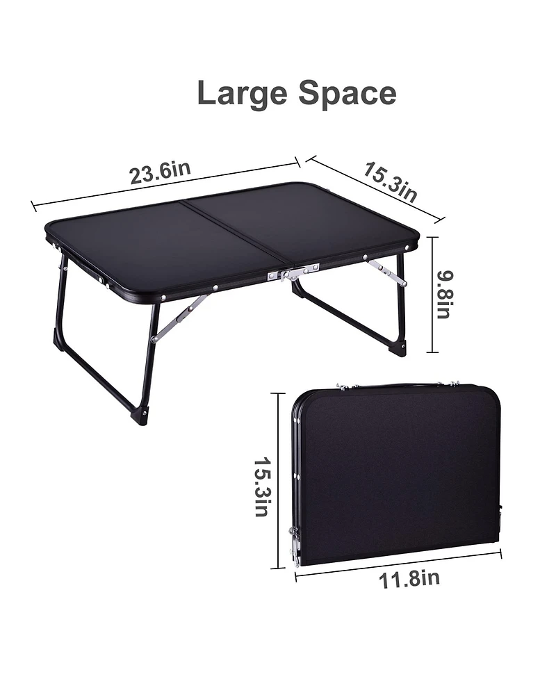Gnuadz Foldable Laptop Desk Bed Table Portable Storage