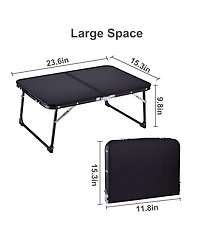 Gnuadz Foldable Laptop Desk Bed Table Portable Storage