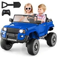 Slickblue Kids 24V Ride-On Car, 2-Seater with Remote Control and 4WD Switchable