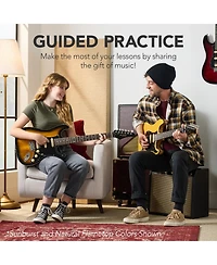 Best Choice Products Beginner Electric Guitar Kit w/ Headphone Amp, Padded Gig-Bag, Headphones