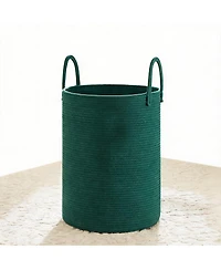 Gnuadz Woven Cotton Rope Hamper for Clothes Storage