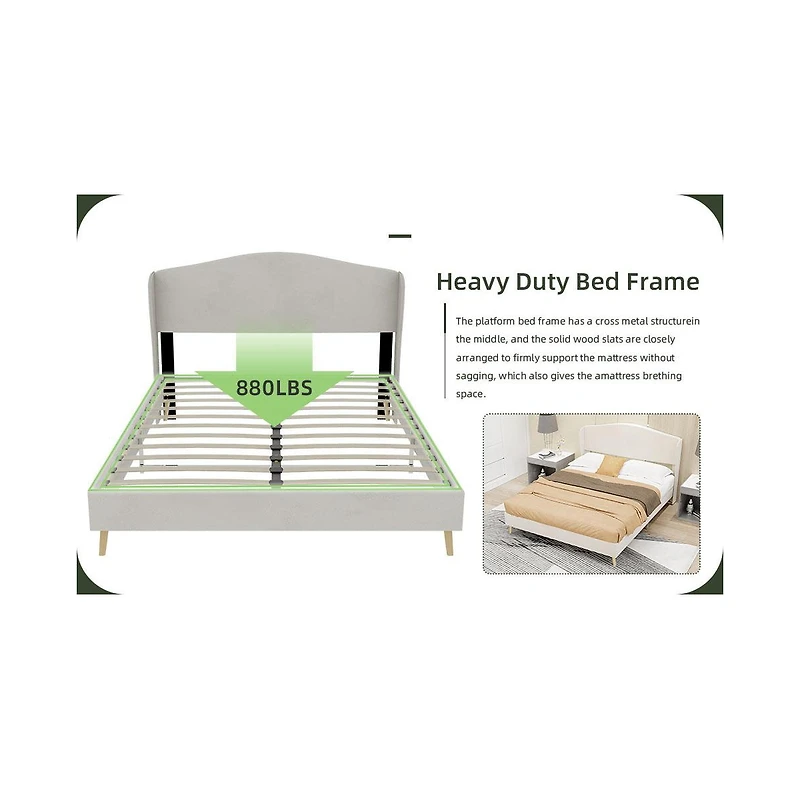 Lucky One Velvet upholstered bed - enhances the master bedroom with a luxurious and peaceful focus