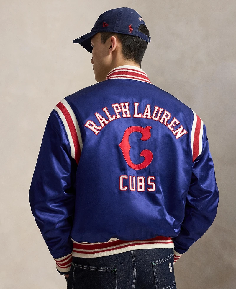 Polo Ralph Lauren Men's Ribbed Baseball Collar Jacket