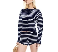 Lioness Women's Head The Clouds Button-Front Top