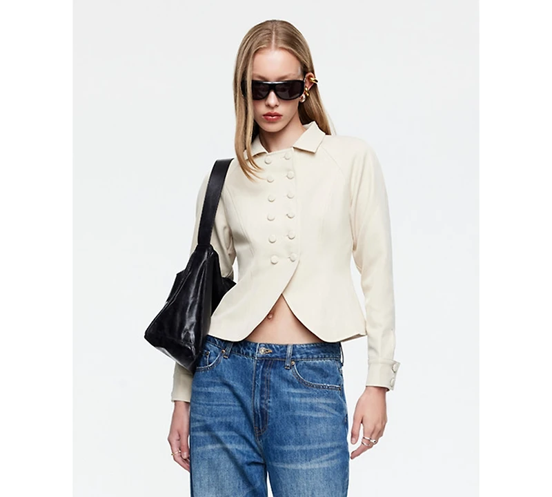 Lioness Women's Form Button-Front Jacket