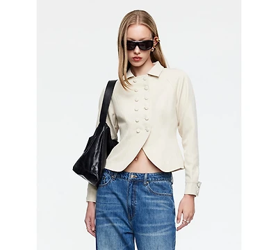 Lioness Women's Form Button-Front Jacket