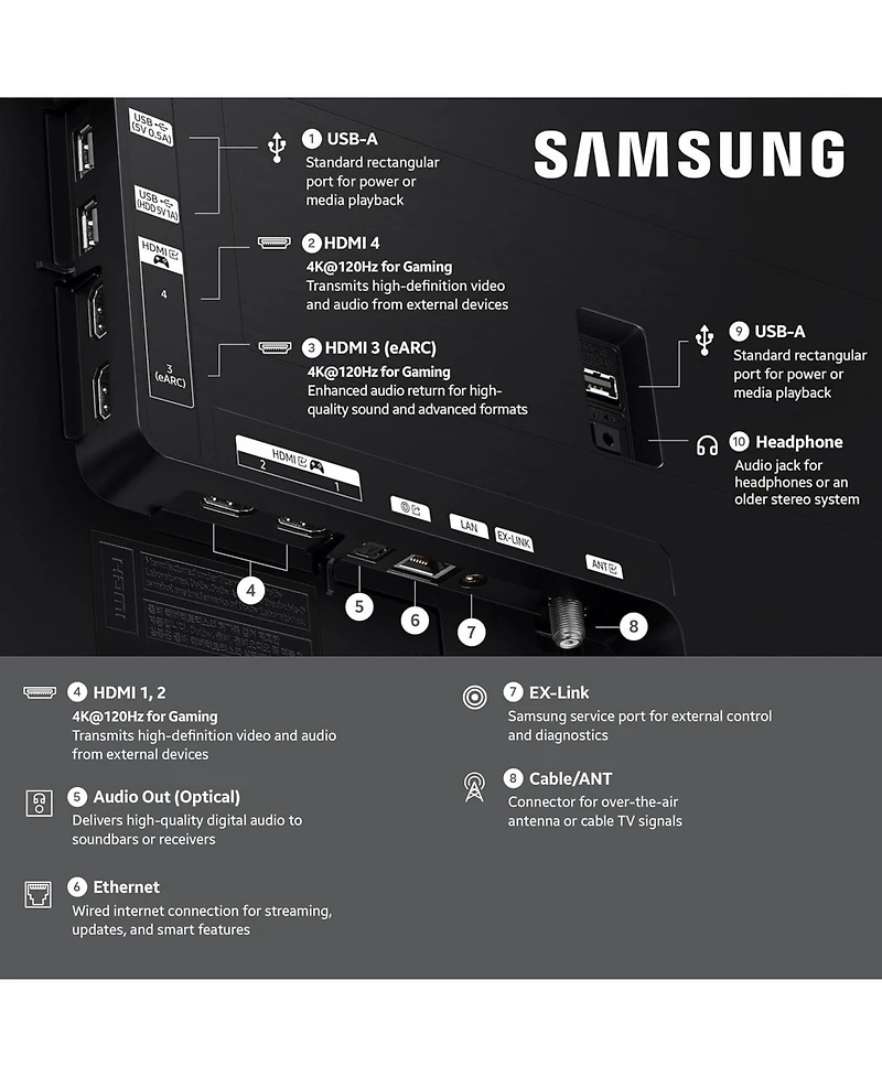 Samsung QN48S85HAEXZA 48" 4K Oled Smart Tv with Dolby Atmos (2026)