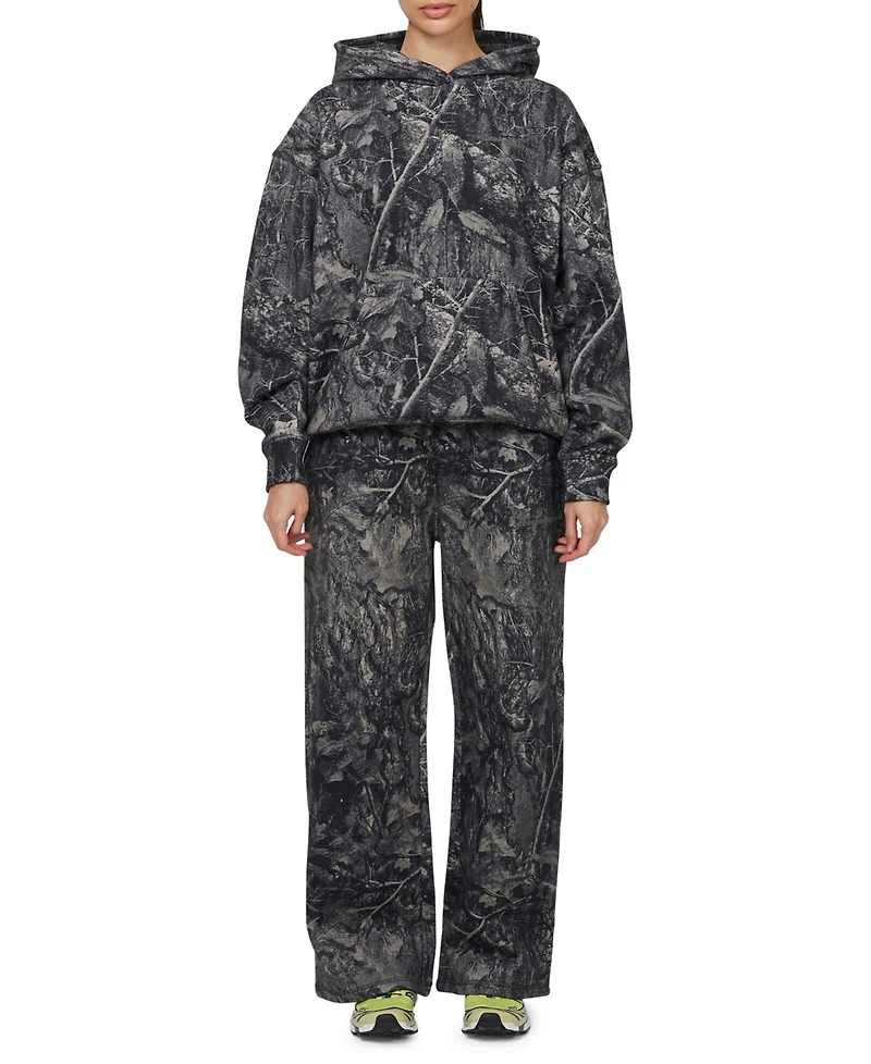 Good For Nothing Women's Woodland Camo Relaxed Hoodie