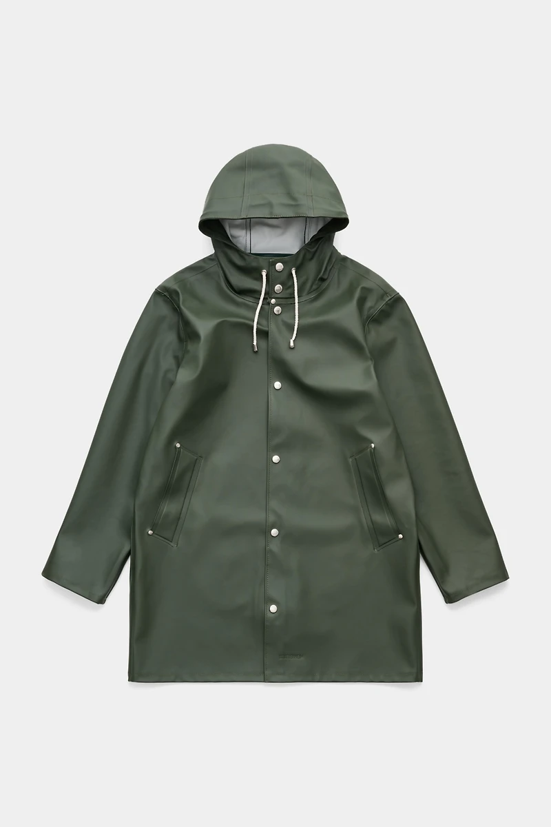 Stutterheim Women's Stockholm Long Sleeve Hooded Raincoat