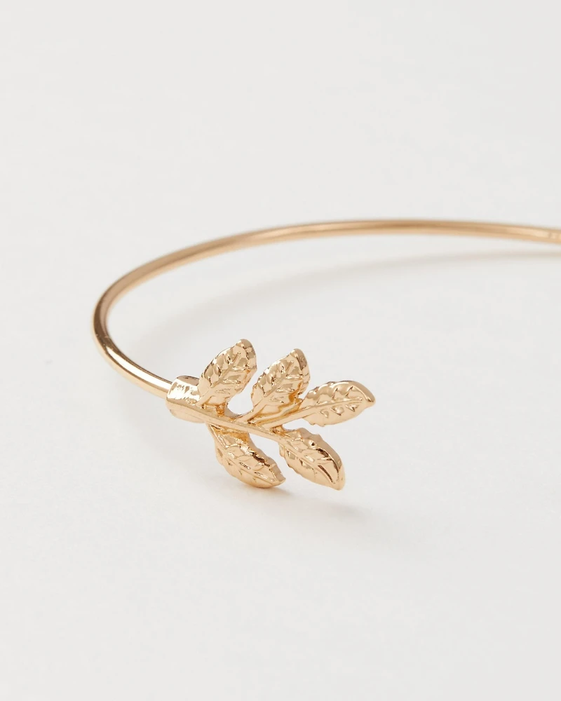 Fable England Enamel Butterfly Bangle