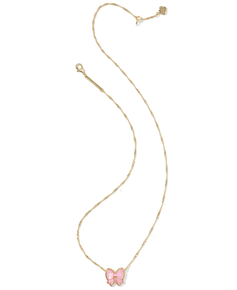 Kendra Scott Haley Bow Short Pendant Necklace, 16" + 3" extender