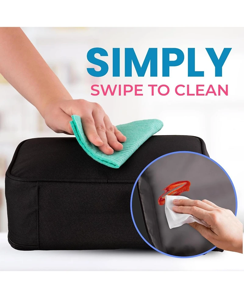 Insulated Lunch Bag With Spacious Compartment & Built-In Handle