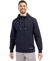 Cutter & Buck Men's Roam Half Zip Mens Long Sleeve Hooded Pullover