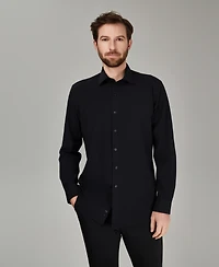 Alfani Men's Spread Collar Performance Solid Dress Shirt, Macy's Exclusive