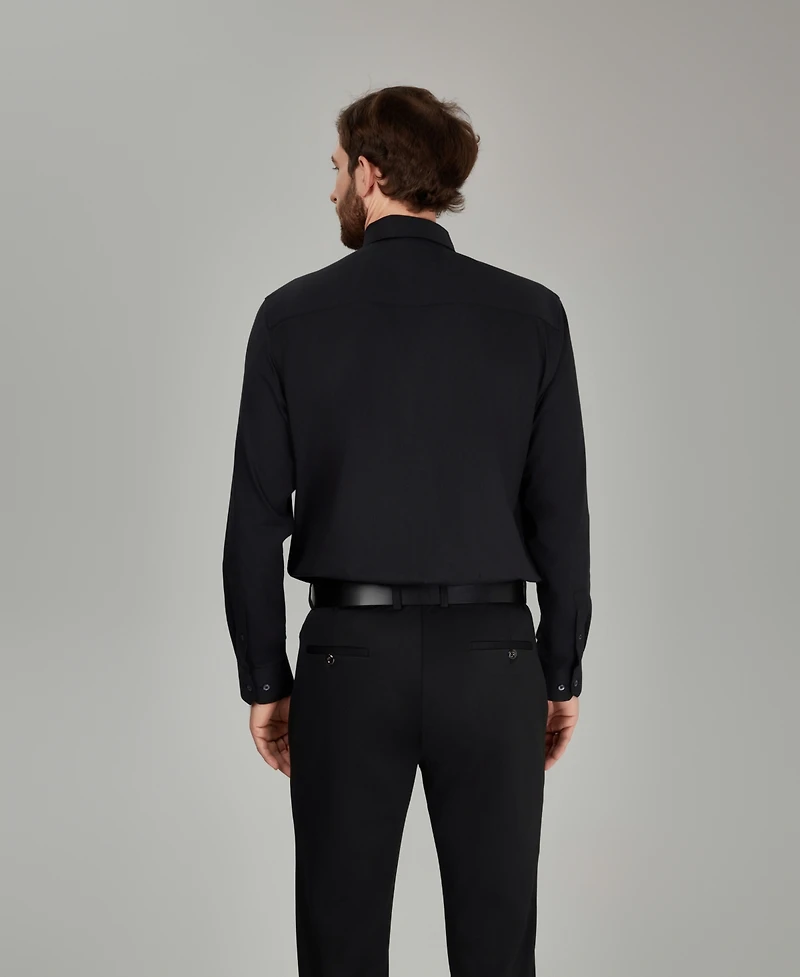 Alfani Men's No Iron Formal Solid Dress Shirt, Macy's Exclusive