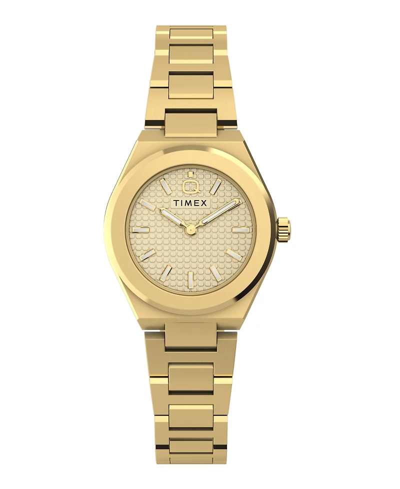 Timex Women's Quartz Analog Gold-Tone Stainless Steel Watch 24mm
