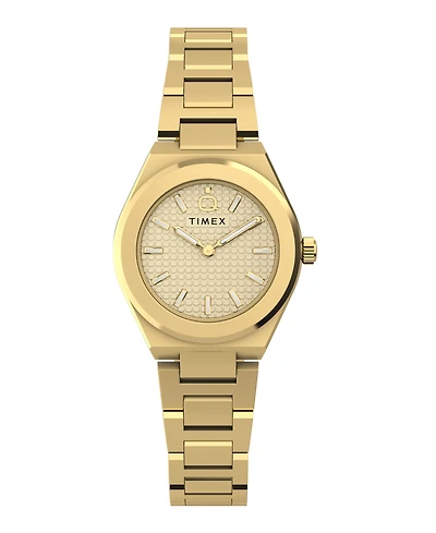 Timex Women's Quartz Analog Gold-Tone Stainless Steel Watch 24mm