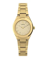 Timex Women's Quartz Analog Gold-Tone Stainless Steel Watch 24mm