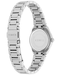 Timex Women's Quartz Analog Silver-Tone Stainless Steel Watch 24 mm