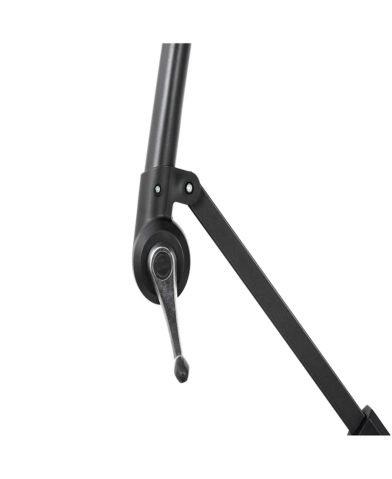 Clihome 10ft Offset Hanging Market Patio Umbrella