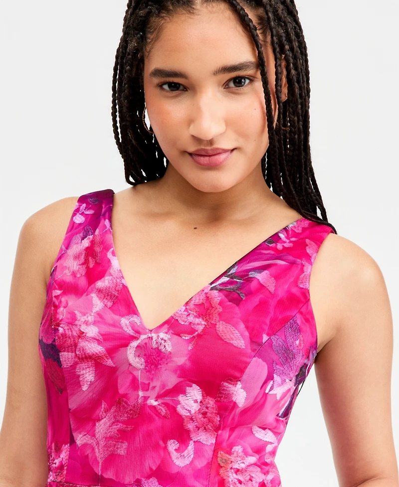 Eliza J Women's Sleeveless V-Neck Dress