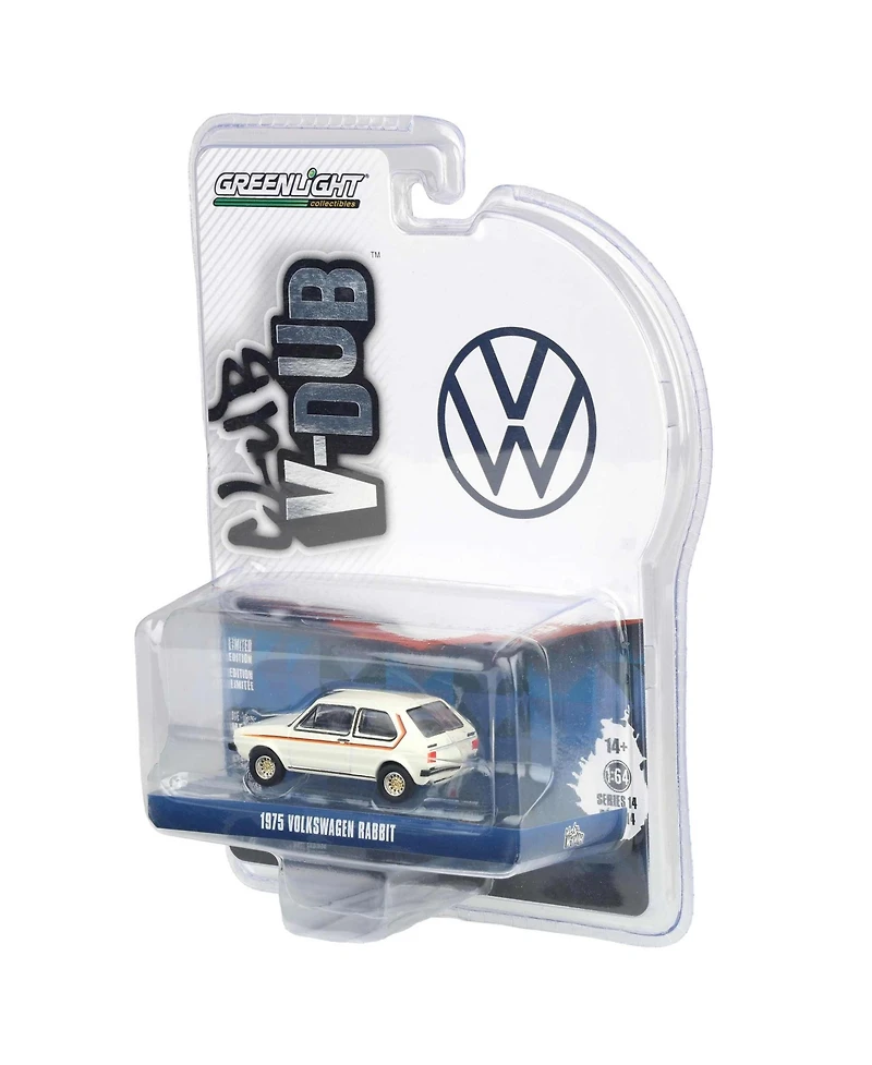 Greenlight 1/64 1975 Volkswagen Rabbit, Pastel , Club Vee-Dub Series