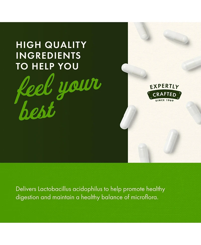 Swanson Lactobacillus Acidophilus Probiotic, Digestive and Gi Tract Health, 1 Billion Cfu per Capsule, Bowel Support, 250 Capsules