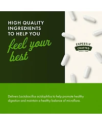 Swanson Lactobacillus Acidophilus Probiotic, Digestive and Gi Tract Health, 1 Billion Cfu per Capsule, Bowel Support, 250 Capsules