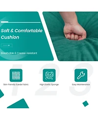 Gouun 97 in Modular 3-Seat Sofa Couch with Usb Ports and Side Storage Pocket