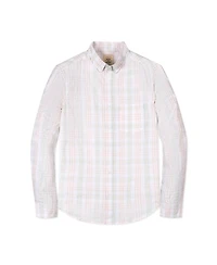 Hope & Henry Men's Organic Long Sleeve Stretch Poplin Button Down Shirt