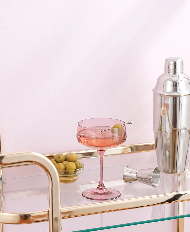 JoyJolt Sidney Stemware Entertaining Glasses, Set of 16