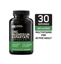 Optimum Nutrition Muscle Recovery and Endurance Supplement for Men and Women, Zinc and Magnesium Supplement, 90 Count