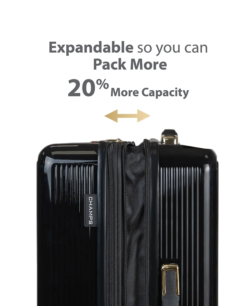 3-Piece Luxe Hardside Luggage Set