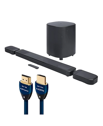 Jbl Bar 700 MK2 7.1 Channel Soundbar System with AudioQuest Sky 3m Hdmi Cable