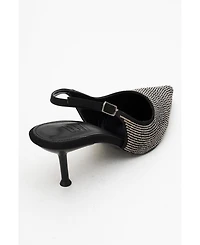 Prologue Shoes Women's Novs Slingback Pointed Toe Pump