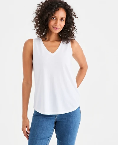 Style & Co Women's V-Neck Tank Top, Macy's Exclusive