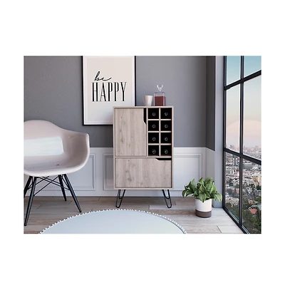 Flynama Rack with 1 Cabinet Neutral Finish